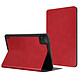 Avizar Étui Folio pour Xiaomi Pad 8 / Pad 8 Pro Effet Cuir avec Support Intégré Rouge - Cet étui folio protège la Xiaomi Pad 8 et Pad 8 Pro avec un rabat complet et une coque souple antichoc
