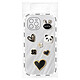 Zanaé Stickers 3D Relief pour Smartphone et Coque Pearl Panda Motifs Décoratifs Dorée Les Stickers 3D Pearl Panda décorent smartphone et coque avec un relief visible et une pose simple