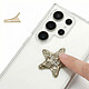 Acheter Zanaé Stickers 3D Relief pour Smartphone et Coque Pearl Bunny Motifs Décoratifs Dorée