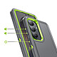 Avis Avizar Coque Renforcée pour Galaxy S26 Plus Tri-matière avec Béquille Intégrée