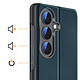 Avis Avizar Étui Clapet pour Galaxy S26 Conception Bi-Matière avec Fonction Support