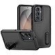 Avizar Coque Renforcée pour Galaxy S26 Plus Tri-matière avec Béquille Intégrée - Cette coque antichoc pour Galaxy S26 Plus combine silicone, EVA et polycarbonate pour mieux absorber les impacts