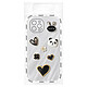 Zanaé Stickers 3D Relief pour Smartphone et Coque Pearl Panda Motifs Décoratifs Dorée pas cher