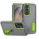 Avizar Coque Renforcée pour Galaxy S26 Plus Tri-matière avec Béquille Intégrée - Cette coque antichoc pour Galaxy S26 Plus combine silicone, EVA et polycarbonate pour mieux absorber les impacts
