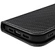 Avizar Étui à Clapet pour iPhone 17e Effet Carbone avec Porte-Cartes et Support pas cher