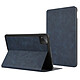 Avizar Étui Folio pour Xiaomi Pad 8 / Pad 8 Pro Effet Cuir avec Support Intégré Bleu nuit - Cet étui folio protège la Xiaomi Pad 8 et Pad 8 Pro avec un rabat complet et une coque souple antichoc
