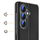 Avis Avizar Étui Clapet pour Galaxy S26 Conception Bi-Matière avec Fonction Support