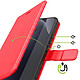 Avis Mayaxess Étui Portefeuille pour Redmi Note 15 Pro 4G avec Dragonne et Fonction Stand Rouge