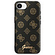 Guess Coque MagSafe pour iPhone 17e Série Peony Script Logo Antichoc Noir - Coque simili cuir conçue pour protéger efficacement le smartphone au quotidien