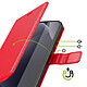 Avis Mayaxess Étui Portefeuille pour Redmi Note 15 Pro Plus 5G avec Dragonne et Fonction Stand Rouge