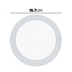Acheter Avizar Panneau LED 3W Encastrable Format Rond 16.7cm 50000 Heures