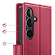 Acheter Mayaxess Étui 2 en 1 pour Galaxy S25 FE avec Coque Détachable et Support Vidéo Rouge