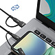 Avis Akashi Câble 4 en 1 USB-C et USB vers USB-C et Lightning Charge 20W 1m Noir