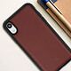 Avis akashi Coque iPhone XR Protection Rigide Cuir Véritable Akashi - Marron