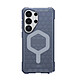 UAG Coque pour Galaxy S26 Ultra MagSafe Motif Hexagonal Série Essential Armor Bleu Cette coque bleue pour Galaxy S26 Ultra associe un noyau souple et un renfort rigide pour mieux absorber les chocs du quotidien