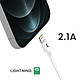 Avis Akashi Câble USB vers iPhone Lightning Charge et Synchronisation 3m Blanc