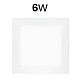Avizar Panneau Lumineux LED Carré 6W 117x117mm Éclairage Homogène pas cher