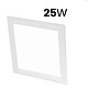 Avizar Panneau LED Carré 25W 29.2x29.2cm Encastrable sur Plafond Design Extra Plat pas cher