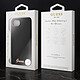 Guess Coque MagSafe pour iPhone 17e en Silicone Soft Touch avec Logo Métal Élégant Noir pas cher