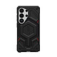 UAG Coque pour Galaxy S26 Ultra MagSafe Motif Hexagonal Monarch Pro Noir / Rouge Coque pour Galaxy S26 Ultra MagSafe Motif Hexagonal Monarch Pro