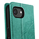 Acheter Avizar Étui Portefeuille pour iPhone 17e Série Mandala avec Support Vidéo et Dragonne Vert