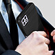 akashi Coque Samsung Galaxy A22 5G Renforcée Souple Carbone Effet Brossé Akashi Noir pas cher