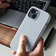 Rhinoshield Coque pour iPhone 15 Plus MagSafe Souple Antichoc Série SolidX Gris pas cher