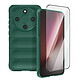 Avizar Coque et Verre Trempé pour Honor Magic 8 Lite Souple Antichoc Renforcé - Coque renforcée avec verre trempé offrant une protection complète du smartphone