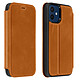 akashi Étui iPhone 12 Mini Cuir Porte-carte Fonction Support Vidéo Akashi Marron - Un étui folio de protection signé Akashi, spécialement conçu pour Apple iPhone 12 Mini