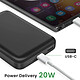Acheter Akashi Batterie externe MagSafe 15W 10000mAh avec Sortie USB C 20W Noir