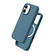 Rhinoshield Coque MagSafe pour iPhone 16 Plus Souple Antichoc Série SolidX Bleu Cette coque bleu océan pour iPhone 16 Plus intègre un module circulaire compatible MagSafe pour la fixation et la recharge sans fil