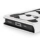 Avizar Étui Portefeuille pour iPhone 17e Motif Panda avec Support et Dragonne Blanc / Noir pas cher