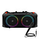 Avizar Enceinte Bluetooth 47×24cm Portable 4000mAh 2x Haut-parleurs 10W avec Micro Noir Cette enceinte offre une puissance sonore de 20W au total grâce à deux haut-parleurs de 10W offrant une expérience audio claire et dynamique