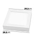 Acheter Avizar Panneau LED Lumineux Carré 25W 29.2x29.2cm Faible Consommation