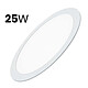 Avizar Panneau LED Lumineux Rond 25W Encastrable sur Plafond Design Moderne pas cher