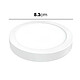 Acheter Avizar Panneau Lumineux LED Format Rond 6W 83×83mm Design Ultrafin