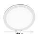 Acheter Avizar Panneau LED Lumineux Rond 25W Encastrable sur Plafond Design Moderne
