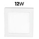 Avizar Panneau LED Carré 12W 167x167mm pour Montage en Surface Design Élégant pas cher