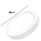 Acheter Avizar Panneau Lumineux LED Format Rond 18W 220×220mm Design Ultrafin et Élégant