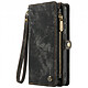 CaseMe Protection 2-en-1 pour Galaxy S26 avec Coque Détachable et Porte-Monnaie Noir Cet étui portefeuille 2-en-1 protège le Galaxy S26 et permet un usage léger grâce à sa coque détachable aimantée
