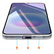 Avizar Coque MagSafe pour Galaxy A57 Effet Givrée avec Contour Caméra Surélevé pas cher