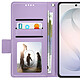 Avizar Étui Portefeuille pour Galaxy S26 Effet Cuir Cousu avec Dragonne pas cher