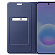 Avizar Étui Folio pour Galaxy A57 Effet Carbone Cadre Métallisé avec Porte-cartes pas cher