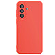 Avizar Coque pour Galaxy A57 Soft-Touch en Silicone Série Fast Cover Orange - Silicone semi-rigide alliant souplesse et solidité pour une protection efficace