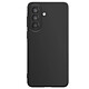 Avizar Coque pour Galaxy A57 Soft-Touch en Silicone Série Fast Cover Noir Silicone semi-rigide alliant souplesse et solidité pour une protection efficace