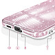 Acheter Avizar Coque pour Galaxy A57 Édition Glitter avec Bord Caméra Surélevé