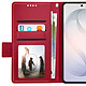 Avizar Étui Portefeuille pour Galaxy S26 Effet Cuir Cousu avec Dragonne pas cher
