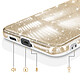 Acheter Avizar Coque pour Galaxy A57 Édition Glitter avec Bord Caméra Surélevé