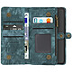 CaseMe Protection 2-en-1 pour Galaxy S26 avec Coque Détachable et Porte-Monnaie Bleu pas cher