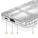 Acheter Avizar Coque pour Galaxy A57 Édition Glitter avec Bord Caméra Surélevé